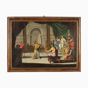 Carataco in Front of the Emperor Claudio, Oil on Canvas, Framed-VMM-1813910