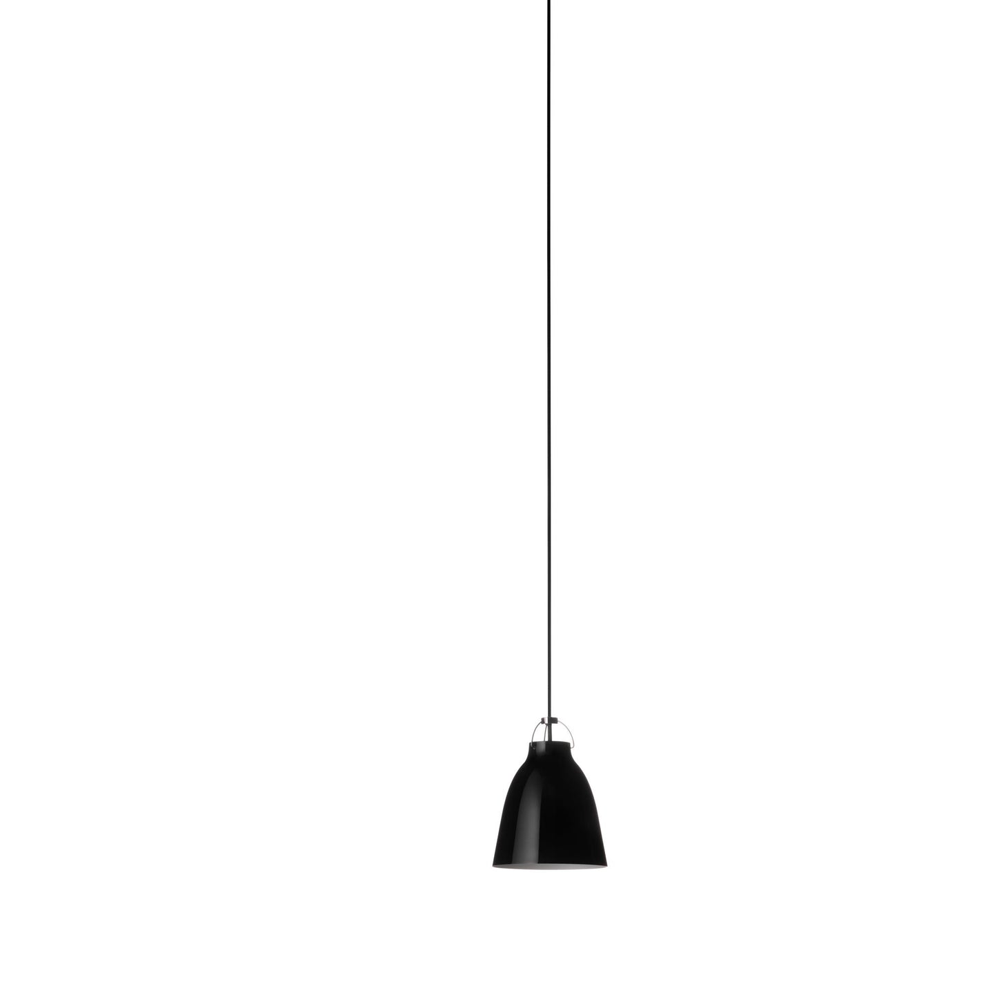 Caravaggio Pendant Lamp P1 by Fritz Hansen #Black / Black suspension
