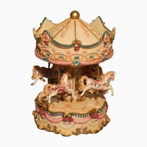 Carillon Carousel with Horses, USA, 1980s-ERB-1098461