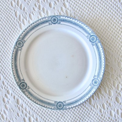 Carina Iron Earth Collection Plates from Sarreguemines, 1920s, Set of 8-SHG-2035697