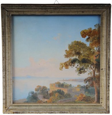 Carl G. Wegener, Landscape Idyll, 1800s, Oil, Framed-FLW-1401978