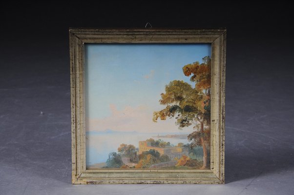 Carl G. Wegener, Landscape Idyll, 1800s, Oil, Framed-FLW-1401978