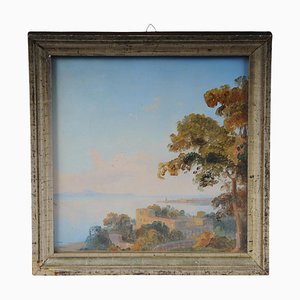 Carl G. Wegener, Landscape Idyll, 1800s, Oil, Framed-FLW-1401978