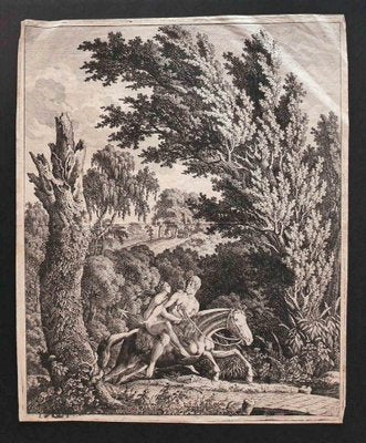 Carl Wilhelm Kolbe the Elder, Satyr on Horseback, Etching, 1795-ZCI-1769822