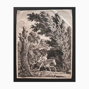 Carl Wilhelm Kolbe the Elder, Satyr on Horseback, Etching, 1795-ZCI-1769822