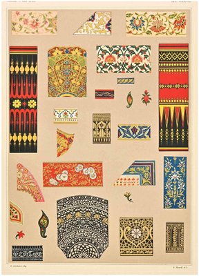 Carlo Jacobucci, Decorative Motifs: Indian, Chromolithograph-ZCI-1759256