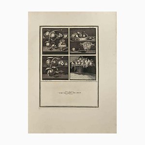 Carlo Oraty, Roman Style Still, Etching, 18th Century-ZCI-1788512