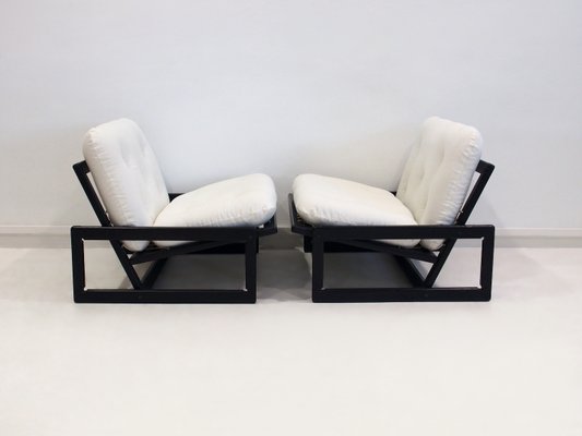 Carlotta Lounge Chairs by Afra and Tobia Scarpa for Cassina, 1960s, Set of 2-ZYF-2017359