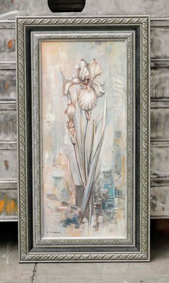 Carmenia Lilies, 1990s, Oil on Canvas, Framed-PTH-1351313