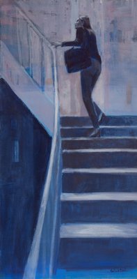 Caroline de Piedoue, L'Escalier, 2020, Acrylic on Canvas-CHG-916811