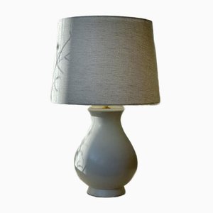 Carrara Ceramic Table Lamp by Wilhelm Kage, 1940s-ARN-865371