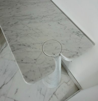 Carrara Marble Console by Angelo Mangiarotti for Skipper, Italy, 1970s-ZST-1915531