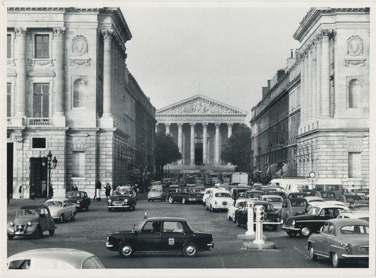 Cars, 1950s, Black and White Photograph-DYV-1219791