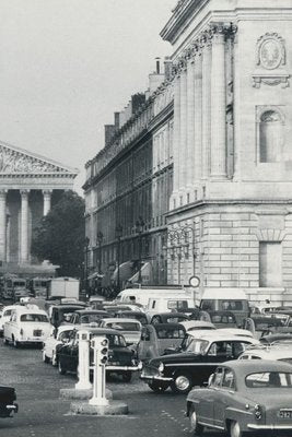 Cars, 1950s, Black and White Photograph-DYV-1219791