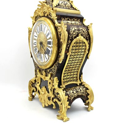 Cartel Pendulum Clock in Golden Bronze & 19th Century Brass-UMS-1269662