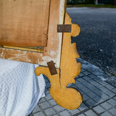 Carved and Gilded Mirror with Gold Leaf-RAQ-2033410