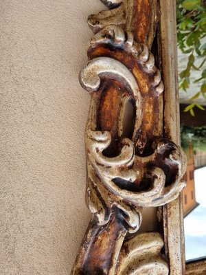 Carved and Golden Wood Mirror, 1930s-ZFY-1819863