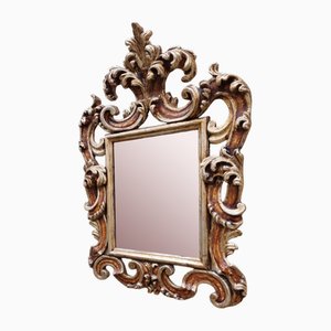 Carved and Golden Wood Mirror, 1930s-ZFY-1819863