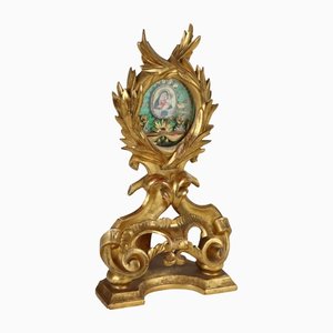 Carved and Golden Wood Sculpture-VMM-1271720