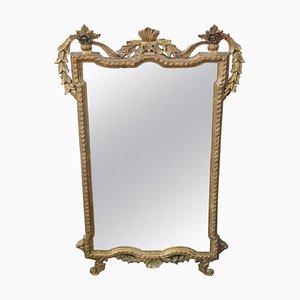 Carved & Gilded Wood Wall Mirror, 1910s-DCO-1257475