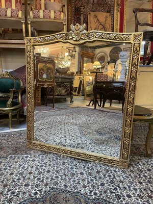 Carved Gilt Mirror-NSG-2028701