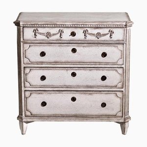 Carved Gustavian Chest, 19th Century-SA-1030841