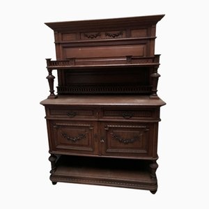 Carved Oak Chest of Drawers with Extension, 1920s-WQQ-1240895