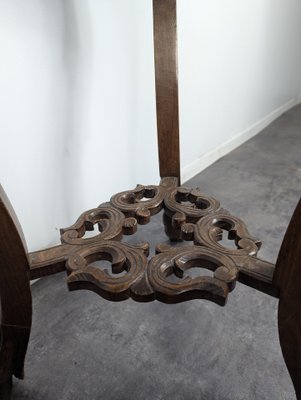 Carved Stool with Chimera Decoration-HLV-2033127