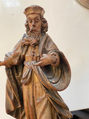 Carved Wood Figure of St. Joachim-SEI-1191414