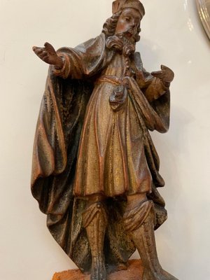 Carved Wood Figure of St. Joachim-SEI-1191414