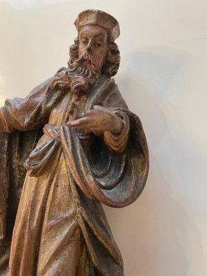 Carved Wood Figure of St. Joachim-SEI-1191414