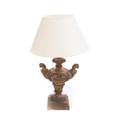 Carved Wood Table Lamp-FSD-1171868