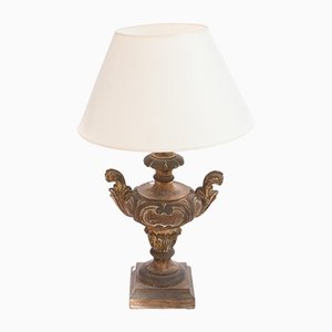 Carved Wood Table Lamp-FSD-1171868