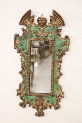 Carved Wood Wall Mirror, 1980s-DCO-1801333