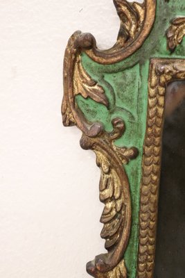 Carved Wood Wall Mirror, 1980s-DCO-1801333