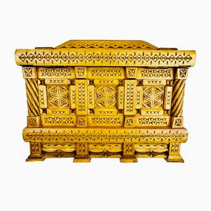 Carved Wooden Box Chest, 1988-ZDM-1765166