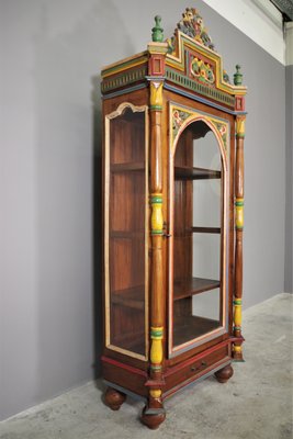 Carved Wooden Cupboard-KNM-1091573