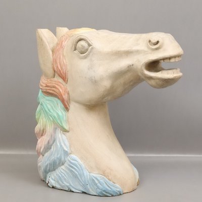 Carved Wooden Horse Head-YGE-1170502