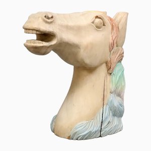 Carved Wooden Horse Head-YGE-1170502