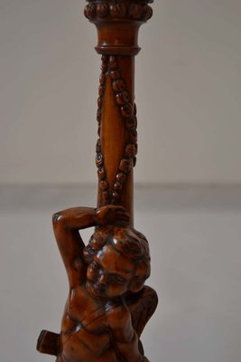 Carved Wooden Table Lamp, 1903-SPD-832783