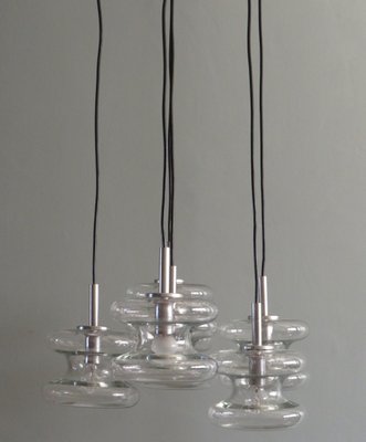 Cascade Chandelier from Doria Leuchten, Germany, 1960s-UKG-1057120