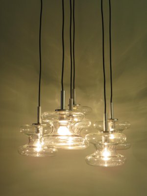 Cascade Chandelier from Doria Leuchten, Germany, 1960s-UKG-1057120