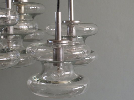 Cascade Chandelier from Doria Leuchten, Germany, 1960s-UKG-1057120