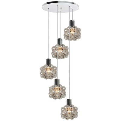 Cascade Light Fixture with Five Pedant Lights by Helena Tynell, 1960s-VDW-653614