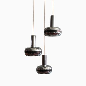 Cascade Pendant with Chrome Globes, 1970s-UKG-1057082