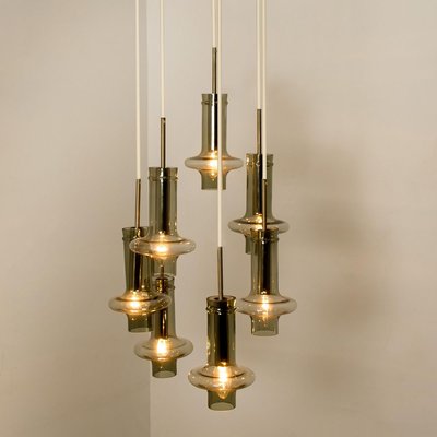 Cascading Light with Organic Shaped Glass Tubes, Austria, 1960s-VDW-913239