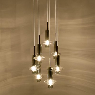 Cascading Light with Organic Shaped Glass Tubes, Austria, 1960s-VDW-913239