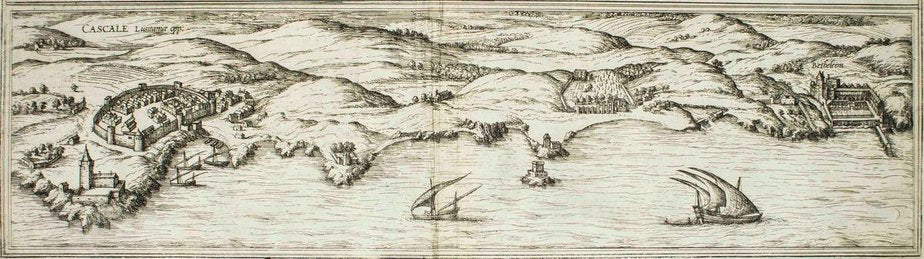 Cascale, Map from ''Civitates Orbis Terrarum'' - by F. Hogenberg - 1575 1575-ZCI-757894