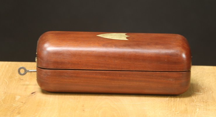 Case in Wood and Brass with Key-EMZ-1291709