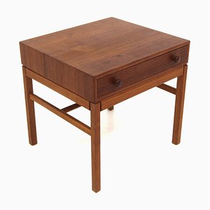 Casino Teak Bedside Table from Engström & Myrstran, Sweden, 1960s-GEK-1748070